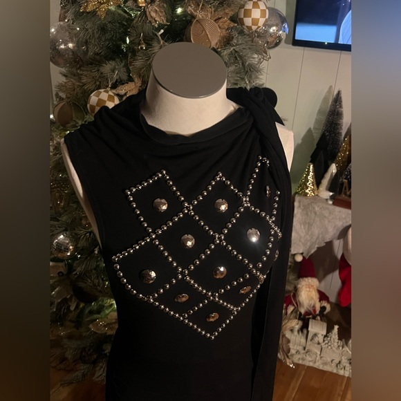 Rock ‘N Karma Unique Tie Sleeve Dress Medium - Picture 2 of 6